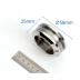 Shower glass door handle - 304 stainless steel round handle, Invisible sliding door handle for 8-12mm Thick Door
